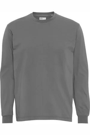 Colorful Standard T-shirt met lange mouwen Organic oversized storm grey
