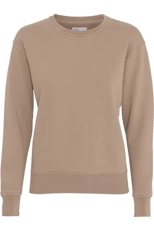 Colorful Standard Damestrui met Ronde Hals Classic Organic Desert Khaki