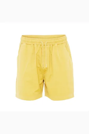 Colorful Standard Twill Short broek Organic lemon yellow