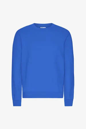 Colorful Standard Trui met ronde hals Classic Sapphire Blue