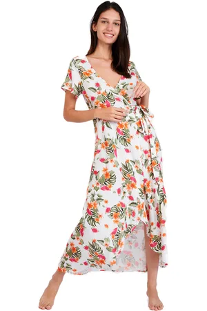 Banana Moon Dames jurk Gulia Palmrosed