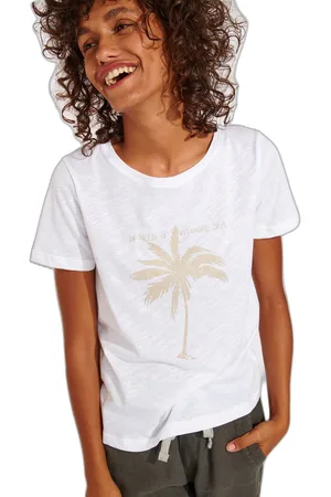 Banana Moon Dames-T-shirt Slipalms Seacoc