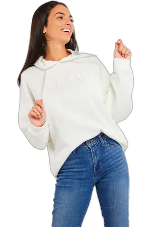 Banana Moon Dames sweatshirt met capuchon Bradley Creamy