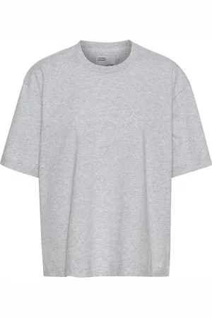 Colorful Standard Dames-T-shirt Organic oversized heather grey