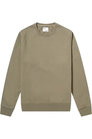 Colorful Standard Sweatshirt ronde hals Classic Organic dusty olive