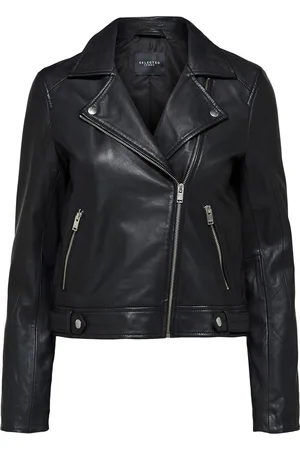 SELECTED Leren jas vrouw Katie