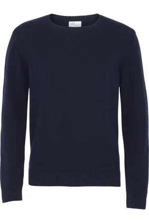 Colorful Standard Wollen trui met ronde hals Classic Merino navy blue