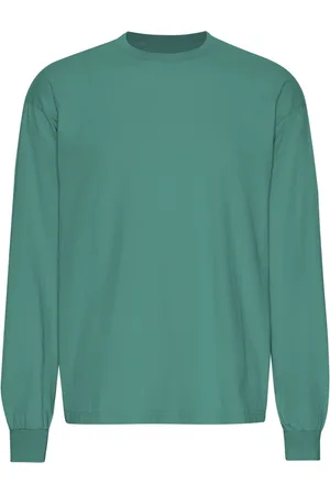 Colorful Standard T-shirt met oversized lange mouwen Organic Pine Green