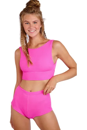 Banana Moon Dames zwempak topje Maleo Scrunchy