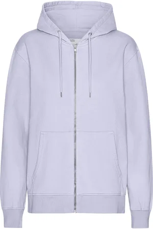 Colorful Standard Gecombineerde hoodie met rits Classic Soft Lavender