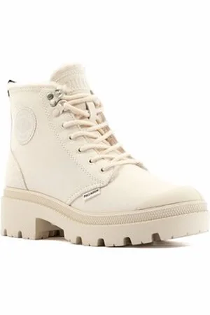 Palladium Leren dameslaarzen Pallabase