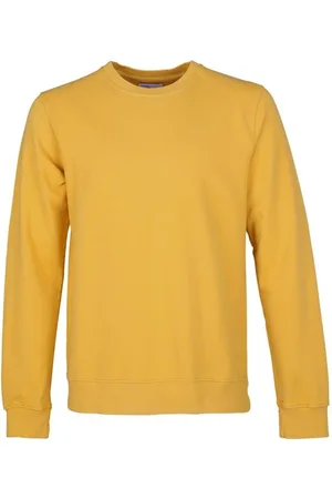 Colorful Standard Sweatshirt ronde hals Classic Organic burned yellow
