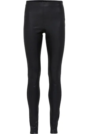 SELECTED Leren legging voor vrouwen Sylvia
