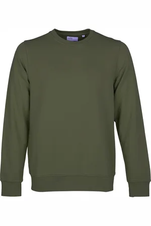 Colorful Standard Sweatshirt ronde hals Classic Organic seaweed green