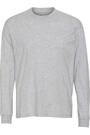 Colorful Standard T-shirt met lange mouwen Organic oversized heather grey