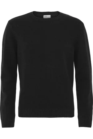 Colorful Standard Wollen trui met ronde hals Classic Merino deep black