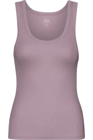 Colorful Standard Damestanktop met ronde hals Classic Organic Pearly Purple
