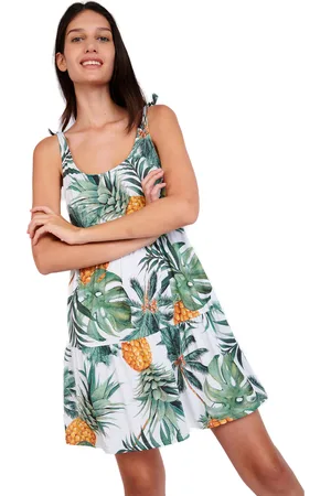 Banana Moon Dames jurk Tobati Springvo