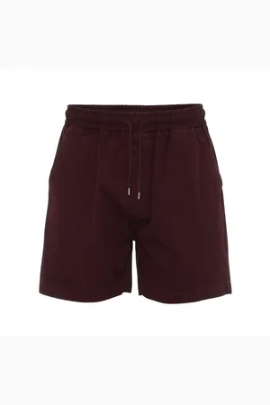 Colorful Standard Twill Short broek Organic oxblood red