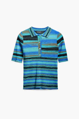 Desigual Dames polo met 3/4 mouwen