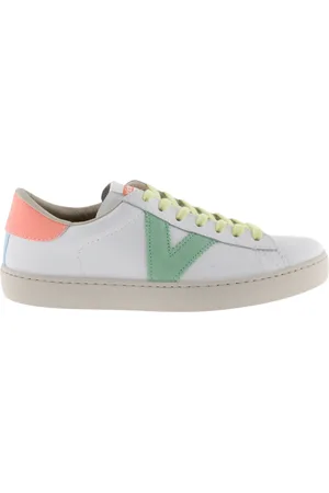 victoria Leren en neon damesschoenen