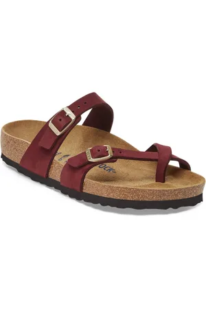 Birkenstock Vrouwenslippers Mayari Soft Footbed Nubuck Leather