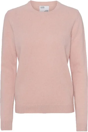 Colorful Standard Damestrui met Ronde Hals in wol Classic Merino Faded Pink