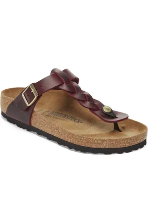 Birkenstock Vrouwenslippers Gizeh Oiled Leather