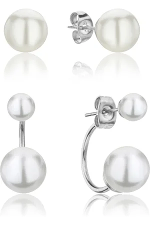 ISABELLA FORD Set van 2 paar damesoorbellen Agata Pearl