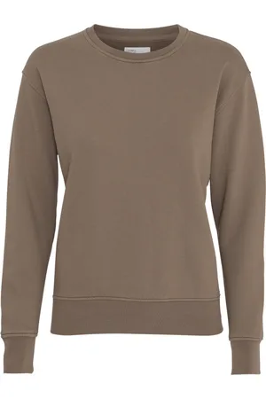 Colorful Standard Damestrui met Ronde Hals Classic Organic Warm Taupe