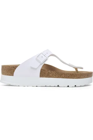 Birkenstock Vrouwenslippers Gizeh PAP Flex Platform Birko-Flor
