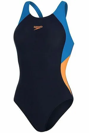 Speedo Dames zwempak uit 1 stuk Eco Medley logo