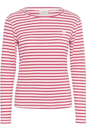 Kaffe Dames-T-shirt met lange mouwen Liddy