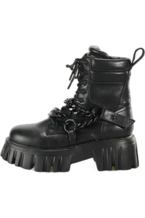 Buffalo Dameslaarzen van nappa Lion Mid Chain