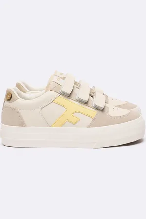 Faguo Sportschoenen met klittenband Walnut Platform