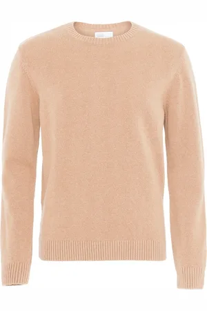 Colorful Standard Wollen trui met ronde hals Classic Merino honey