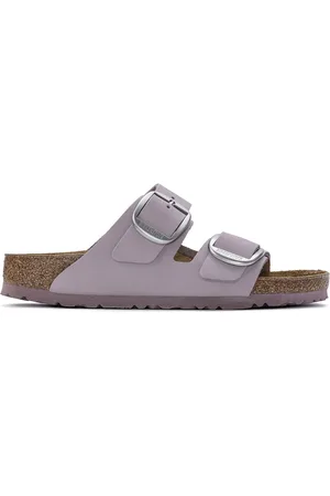 Birkenstock Dames muiltjes Arizona Big Buckle Nubuck Leather