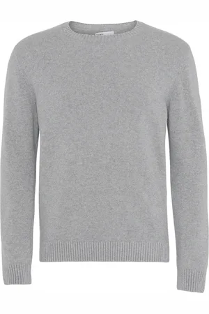 Colorful Standard Wollen trui met ronde hals Classic Merino heather grey
