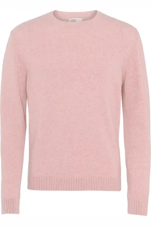 Colorful Standard Wollen trui met ronde hals Classic Merino faded pink
