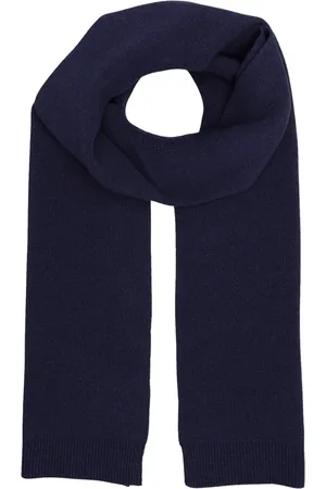 Colorful Standard Wollen sjaal Merino navy blue