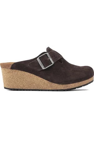 Birkenstock Damesklompen Fanny Suede Leather