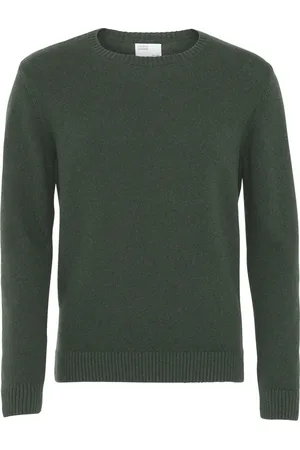 Colorful Standard Wollen trui met ronde hals Classic Merino emerald green