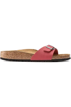 Birkenstock Muiltjes van nubuckleer Madrid Birko-Flor