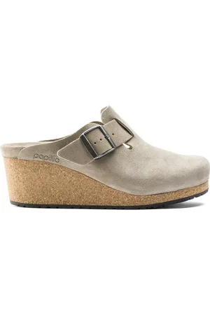 Birkenstock Damesklompen Fanny Suede Leather