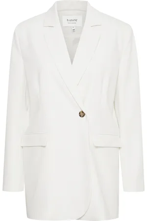 B YOUNG Zware geweven blazer voor dames Deceri