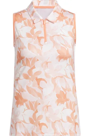 adidas Damespolo zonder mouwen Floral