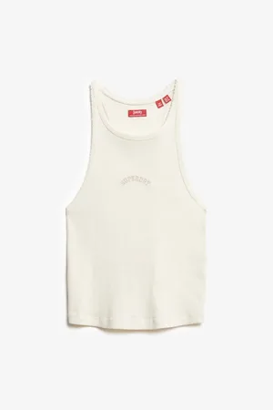 Superdry Sporttop met racerback en logo voor dames Essential