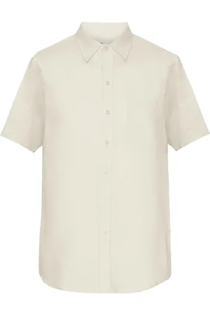 Colorful Standard Linnen overhemd Organic ivory white