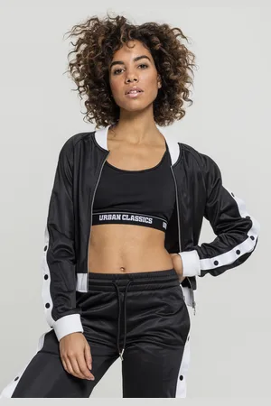 Urban classics Damesparka Urban Classic button up tra