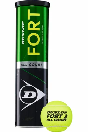 Dunlop Tube met 3 tennisballen Fort All Court